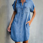 Petria | Vestido camisero con botones