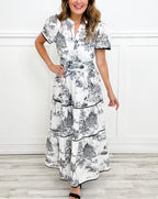 Eliza | Maxi vestido clásico de toile