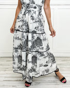 Eliza | Maxi vestido clásico de toile