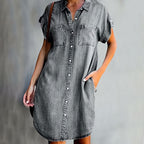 Petria | Vestido camisero con botones