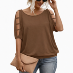 Liravessa™ | Suéter elegante con hombros descubiertos en un look femenino favorecedor