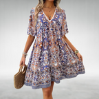 Etta™ | Vestido boho para mujer con estampado floral | Cuello en V