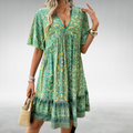Etta™ | Vestido boho para mujer con estampado floral | Cuello en V