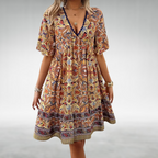 Etta™ | Vestido boho para mujer con estampado floral | Cuello en V