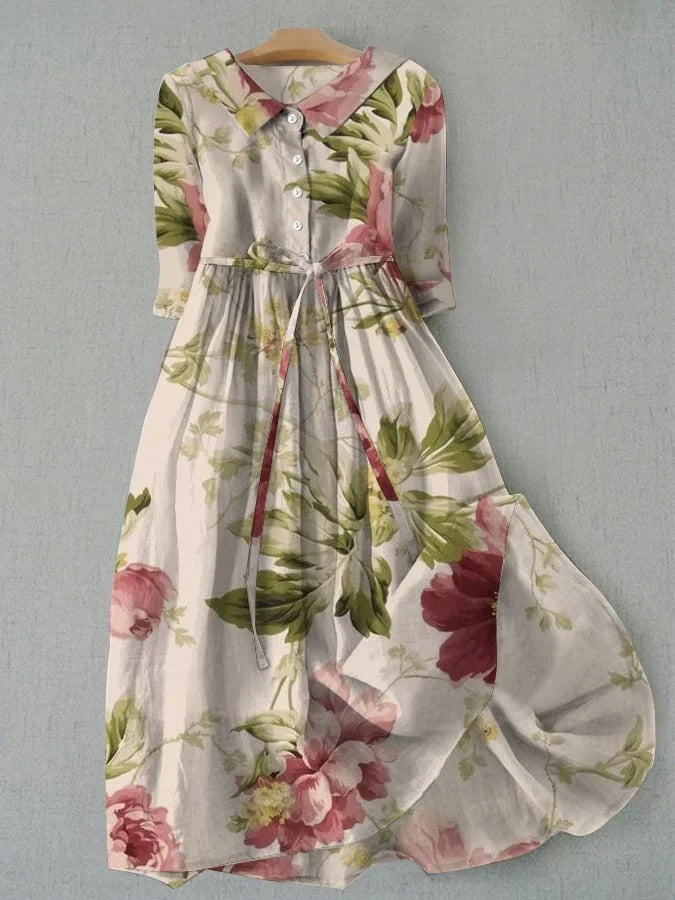 Madrigal™ | Vestido de mujer con estampado floral | Largo midi