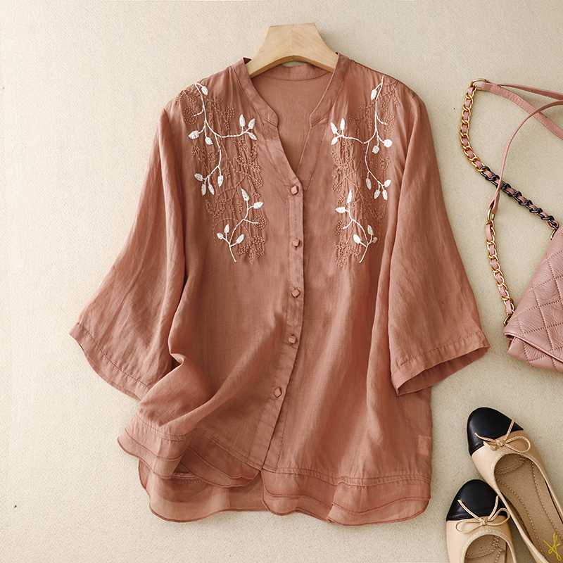 Tormen™ | Blusa bordada con botones