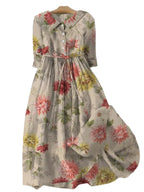Liora™ | Vestido de mujer con estampado floral | Midi