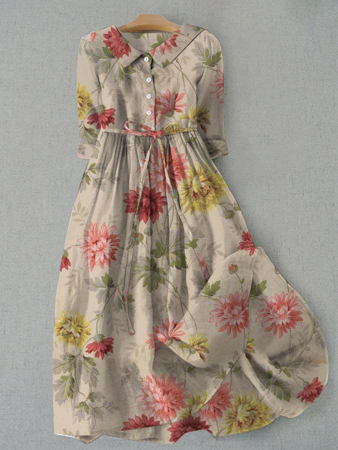 Liora™ | Vestido de mujer con estampado floral | Midi