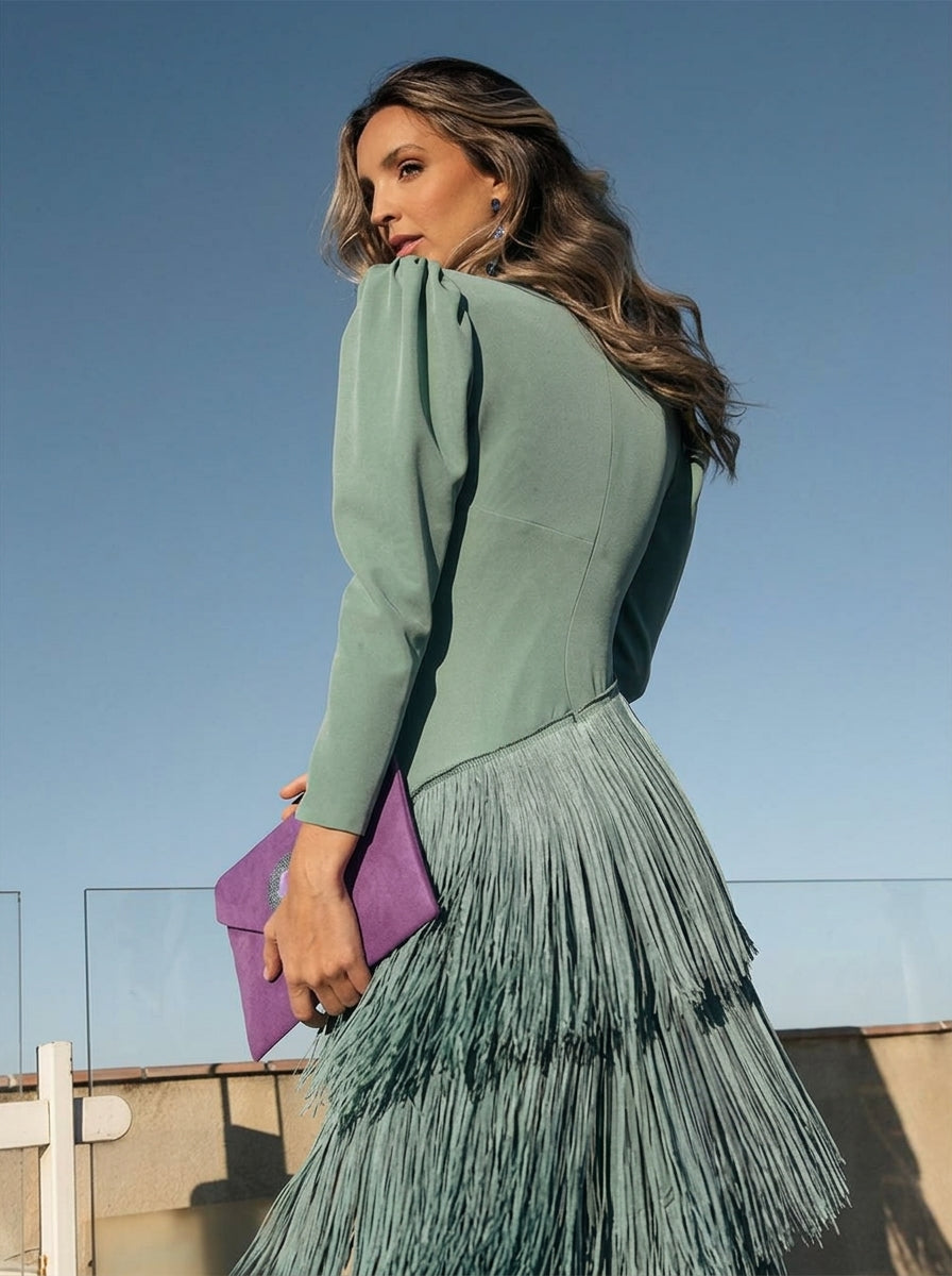 Kaelis™ |  Vestido Flecos para Mujer