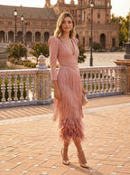 Kaelis™ |  Vestido Flecos para Mujer