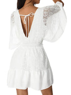 Thalene™ | Vestido de playa blanco para mujer