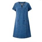 Sofía | Vestido de denim suave