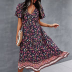 Evandre™ | Vestido bohemio con estampado floral