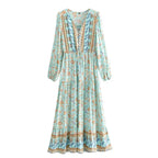 Vestido largo bohemio para mujer