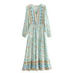 Vestido largo bohemio para mujer