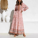 Vestido largo bohemio para mujer