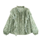 Axis™ | Blusa de gasa verde