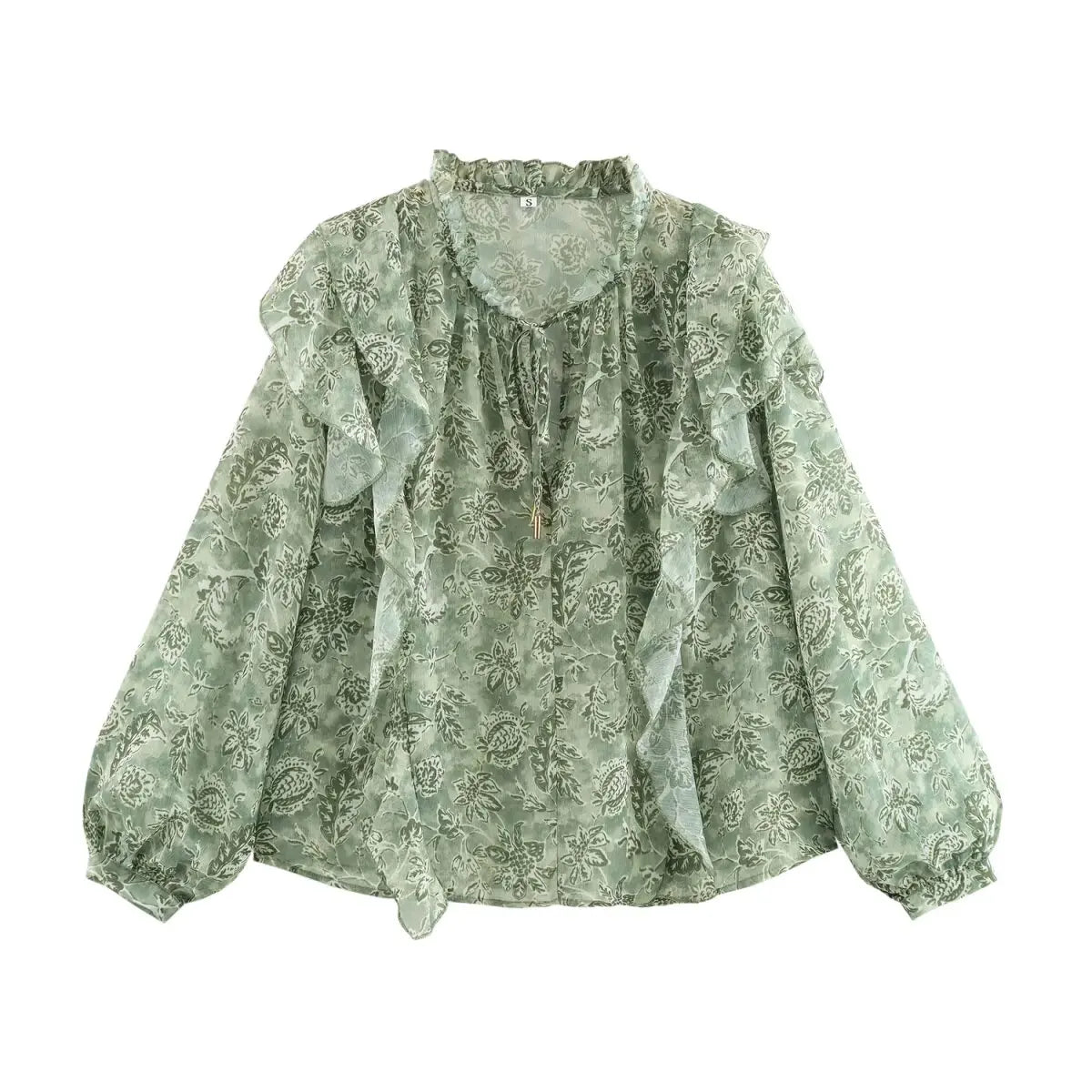 Axis™ | Blusa de gasa verde