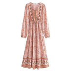 Vestido largo bohemio para mujer