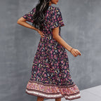 Evandre™ | Vestido bohemio con estampado floral