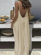 Robe Longue Beige