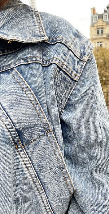 Tarys™ | Chaqueta corta vaquera azul