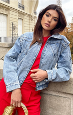 Tarys™ | Chaqueta corta vaquera azul