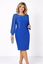 Senara™ | Vestido Escote Suave con Bordado