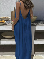 Robe Longue Bleu Roi