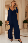 Tansira™ | Jumpsuit Elegante con Hombros Descubiertos y Aretes Incluidos