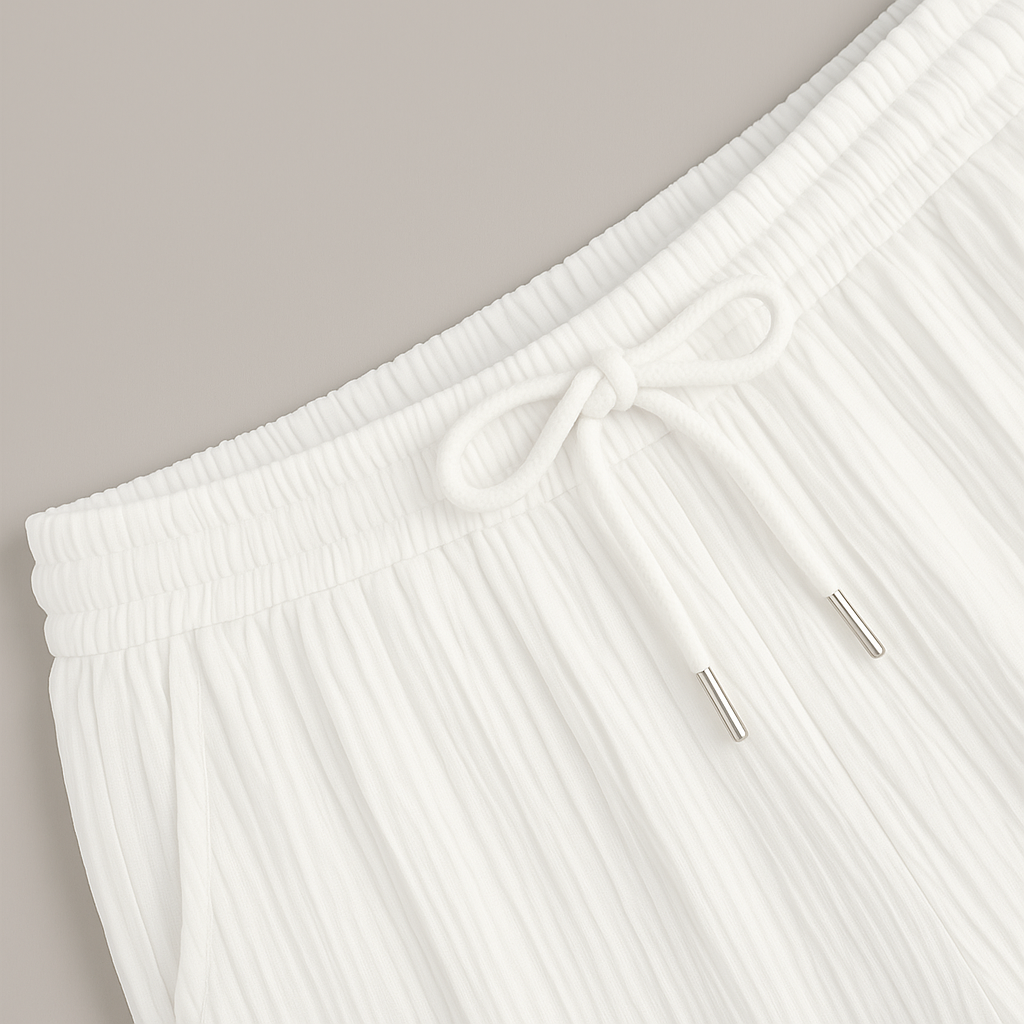 Fiora | Conjunto de dos piezas de lino de estilo desenfadado