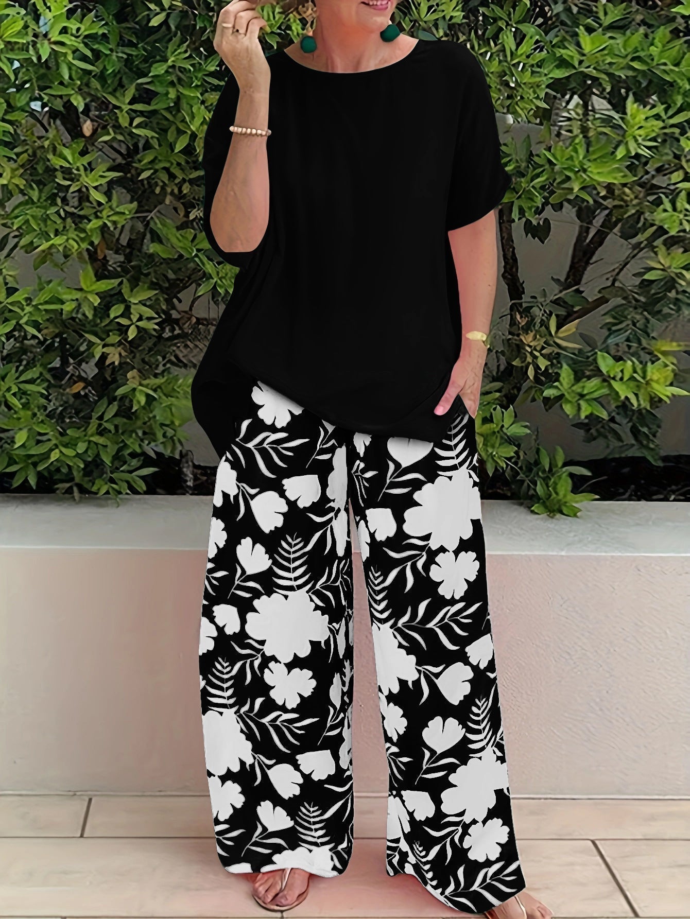 Bonnie | Elegante conjunto floral que aúna estilo y comodidad