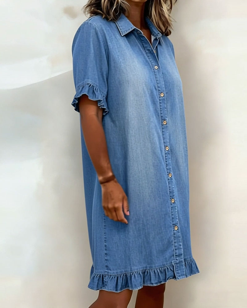 Kirella | Vestido camisero con botones en la parte delantera