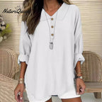 Kyth™ | Camisa informal de manga larga con solapa y botones