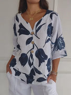 Orell™ | Elegante blusa floral