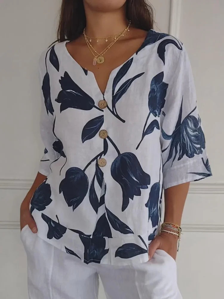 Orell™ | Elegante blusa floral