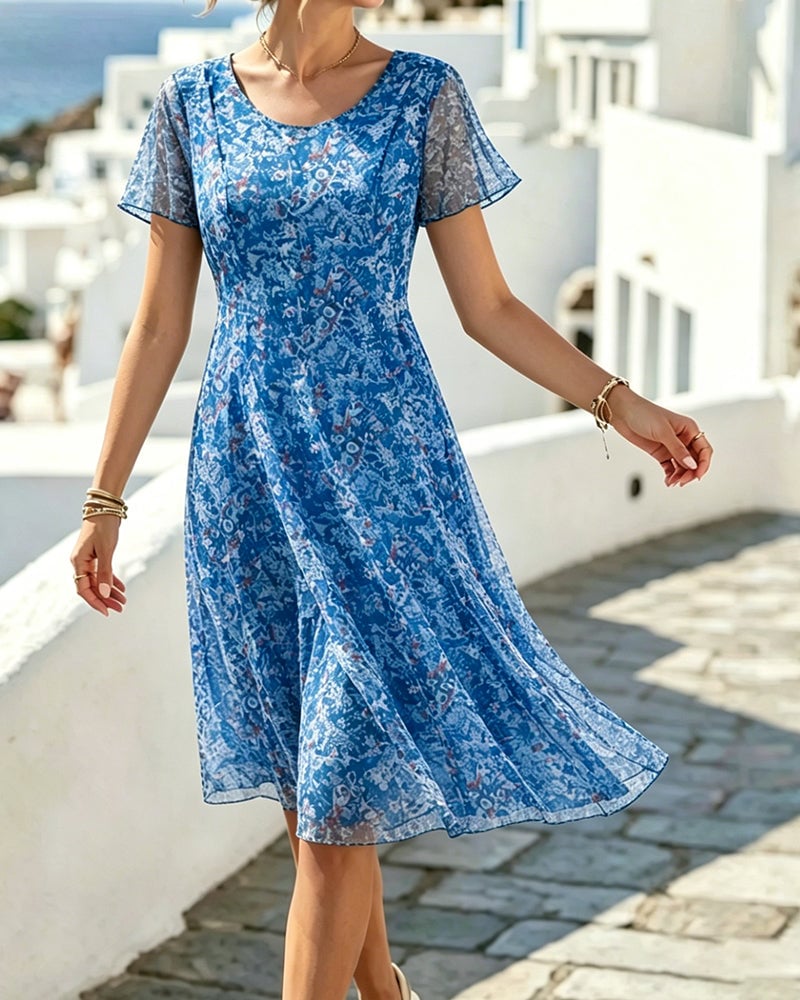 Elyn™ | Vestido de corte en A de la colección BlossomLine de Florielle