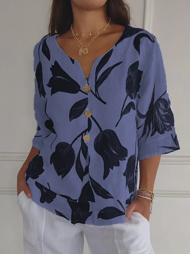 Orell™ | Elegante blusa floral