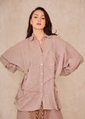 Aura™ | Blusa bohemia beige