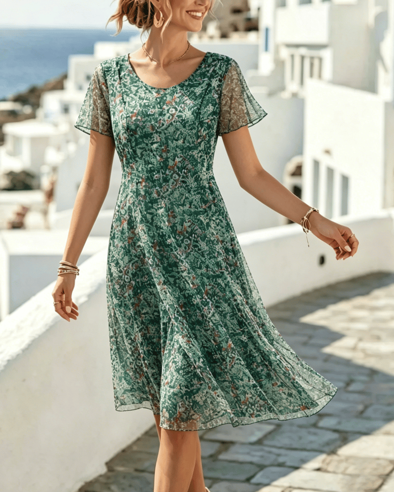 Elyn™ | Vestido de corte en A de la colección BlossomLine de Florielle