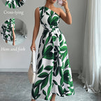 ✨ One-Shoulder Fitted Maxi Dress