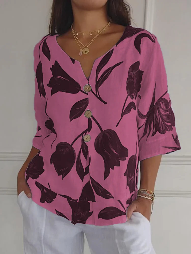 Orell™ | Elegante blusa floral