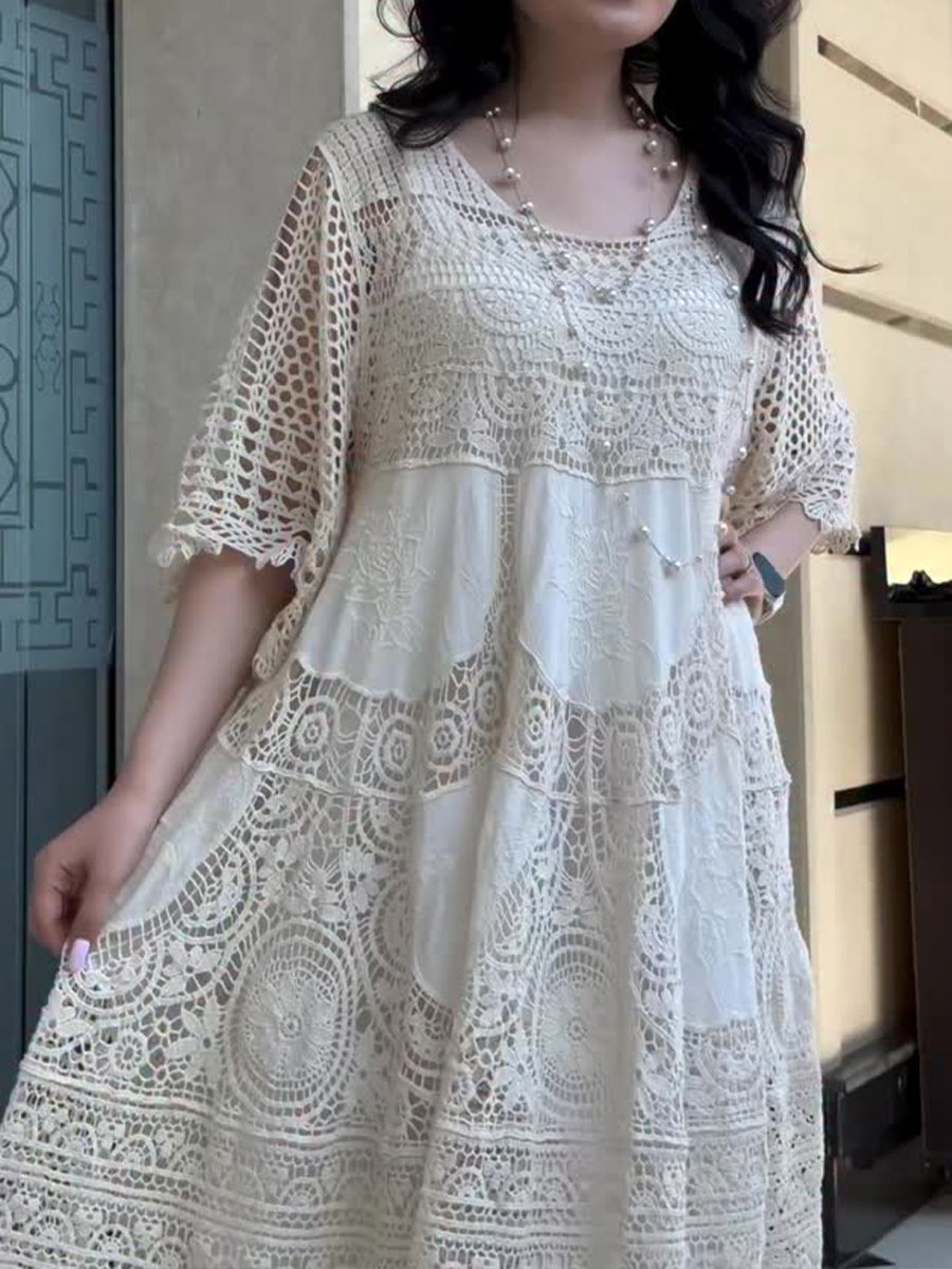 Yael™ | Vestido de encaje bohemio