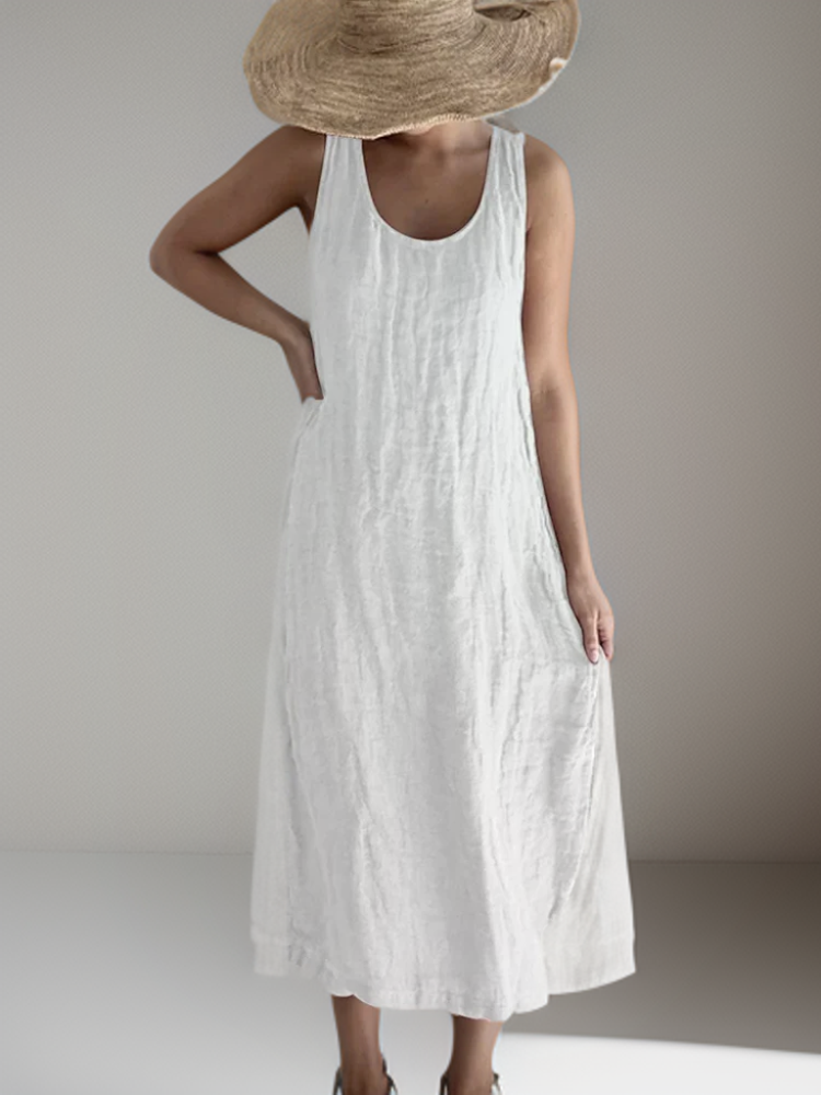 Hazel™ | Elegante vestido largo sin mangas