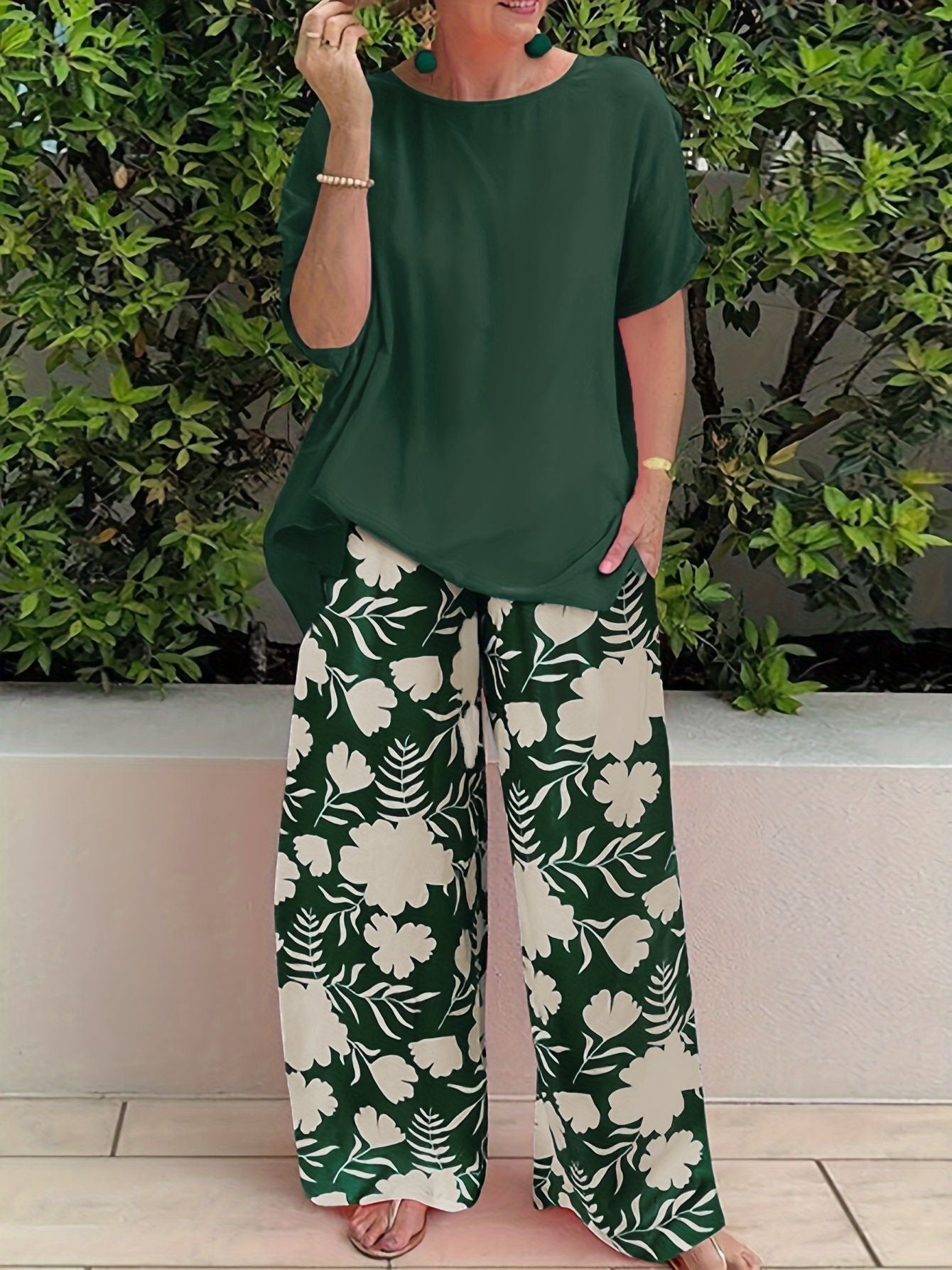 Bonnie | Elegante conjunto floral que aúna estilo y comodidad