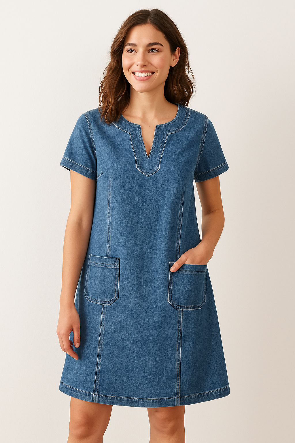 Sofía | Vestido de denim suave