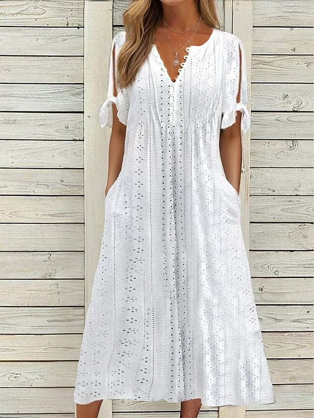 Idunn™ | Vestido de verano Vestido plisado Elegante Moda Moderno