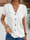 Vexta™ | Camisa Casual Botones Color Sólido