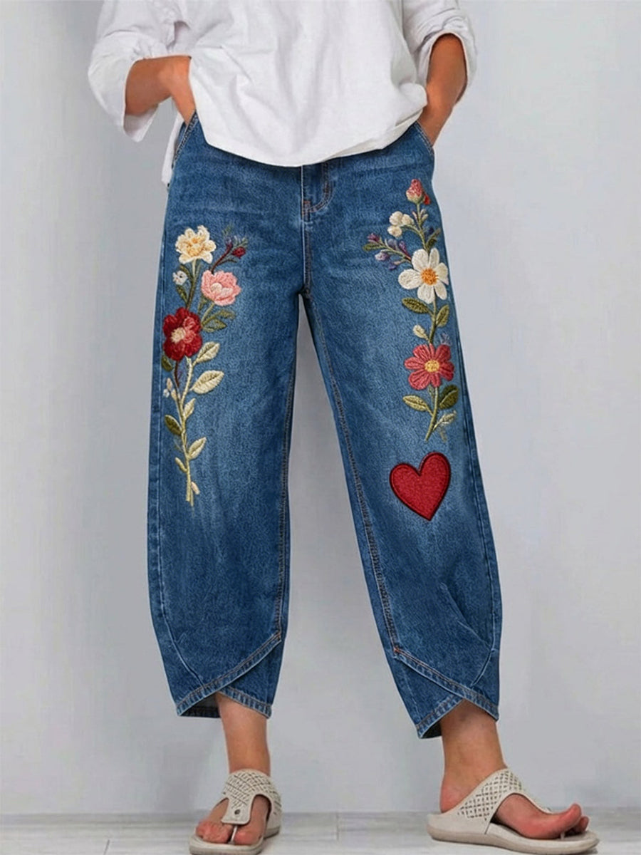 Leafy™ | Pantalones informales de algodón vaquero