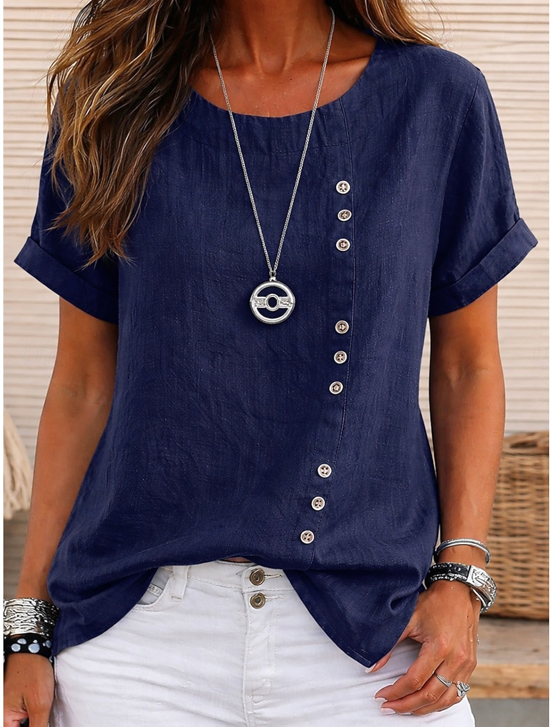 Gaia™ | Camiseta de lino y algodón